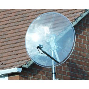 Glassfiber transparent parabol 65cm