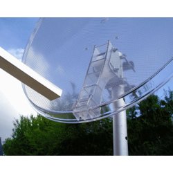 Glassfiber transparent parabol 65cm