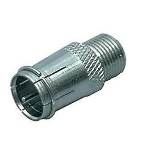 Adapter Hurtigkobling F-han til F-hun