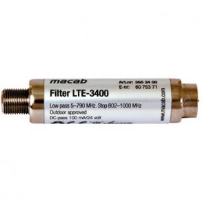 LP filter 5-790Mhz. Stop 802-1000Mhz