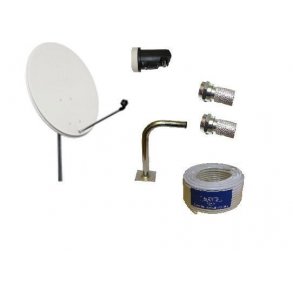 Parabolpakke 58cm komplett m/lnb