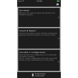 Satelitt installasjon og Management system Bluetooth