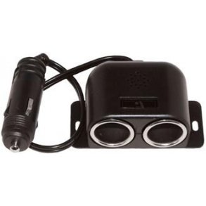 Lighteradapter-HAN/2xHUN, fullprofil. 25 cm kabel