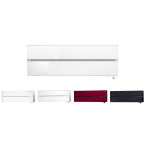 Varmepumpe 6,6Kw, safirsort, rd, perlehvit