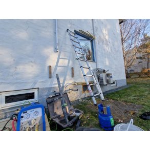 Standard montering varmepumpe